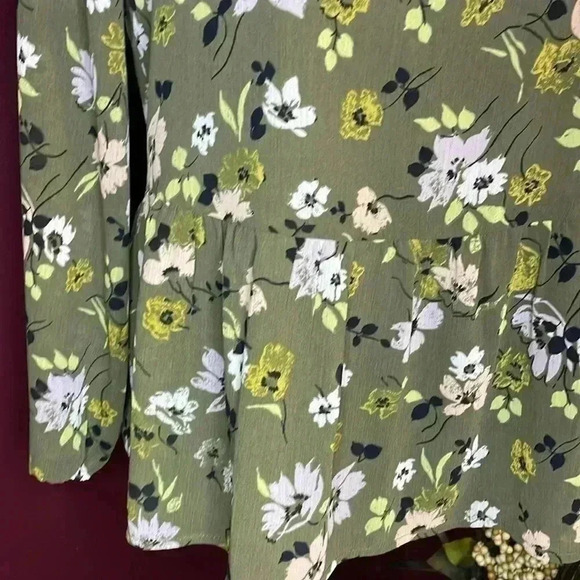 Madewell NWT Women’s XS Floral Baby Doll Style Blouse - Picture 2 of 10